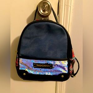 EUC Juicy Couture Tropical Sequins Backpack